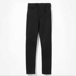 Everlane - Authentic Stretch High-Rise Skinny Black Jeans
